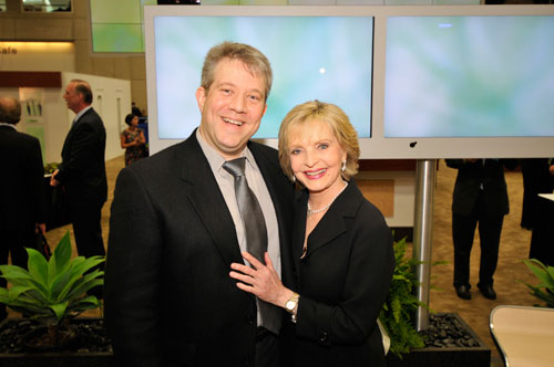 Dr. Crane with Florence Henderson Dr. Crane with Florence Henderson