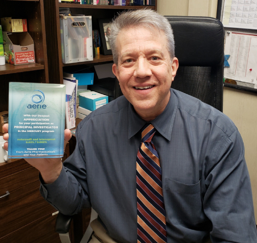 Dr. Crane's MERCURY program appreciation award Dr. Crane's MERCURY program appreciation award